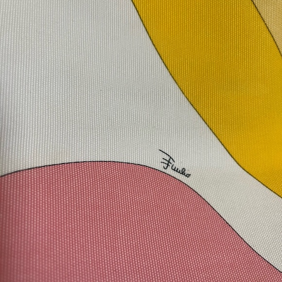 Vintage Emilio Pucci Pink Canvas Tote - Picture 11 of 12